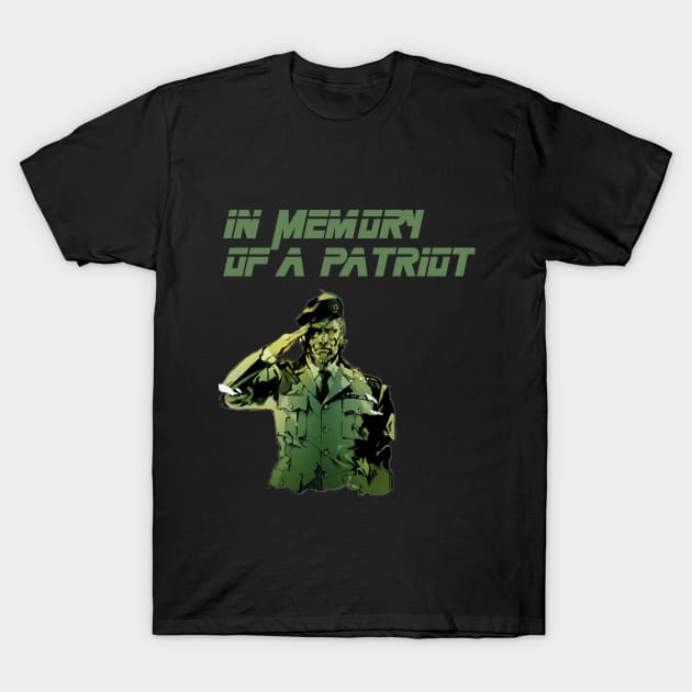 Metal Gear Solid 3: In Memory Of A Patriot T-Shirt by Koopattack